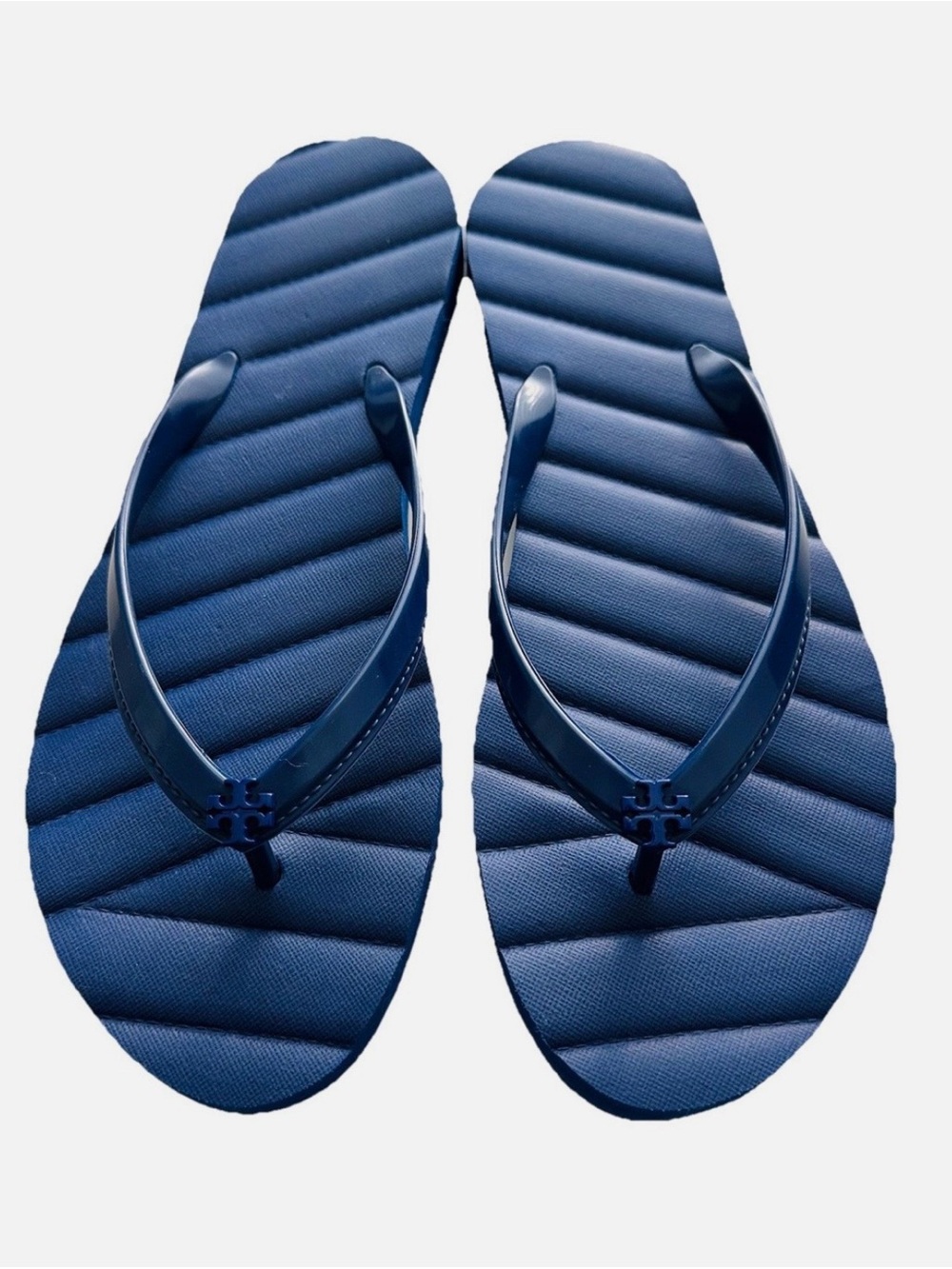 NEW, Tory Burch Kira Flip Flop Women In Dark Indigo Size 11 - Picture 9 of 11